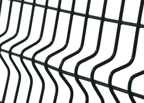 Custom 1/2 inci 1x2 6x6 Welded Taman Wire Mesh Pagar Galvanized Baja melengkung 3d Wire Mesh Pagar