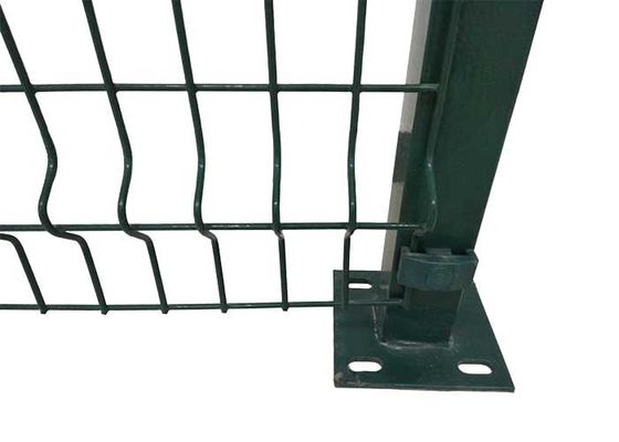 Customized Rumah Kualitas Tinggi Outdoor 3D Metal Curved Welded Wire Mesh Taman Pagar Untuk Pagar Panel Pvc Green Pagar
