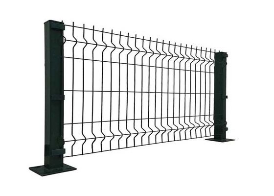 Customized Rumah Kualitas Tinggi Outdoor 3D Metal Curved Welded Wire Mesh Taman Pagar Untuk Pagar Panel Pvc Green Pagar