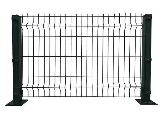 Customized Rumah Kualitas Tinggi Outdoor 3D Metal Curved Welded Wire Mesh Taman Pagar Untuk Pagar Panel Pvc Green Pagar