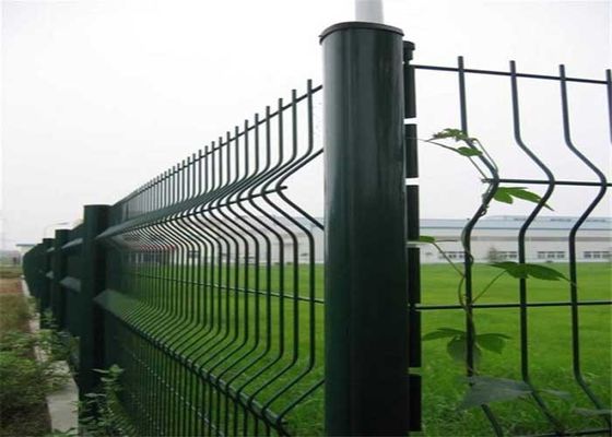 Pvc Berkelanjutan Lapisan 3d Curved Welded Wire Mesh Pagar Panel Pagar penghalang