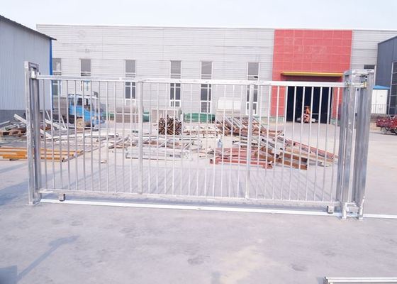 Pintu Geser ISO14001 Dilas Gerbang Pagar Taman Logam