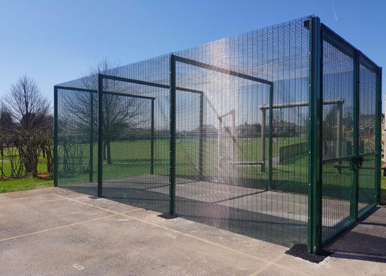 Baja Galvanis PVC dilapisi Wire Prison Mesh Anti Climb Security Fencing