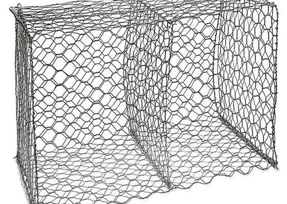 Sistem Pagar Gabion Keranjang Batu Galvanis Wire Mesh Gabion