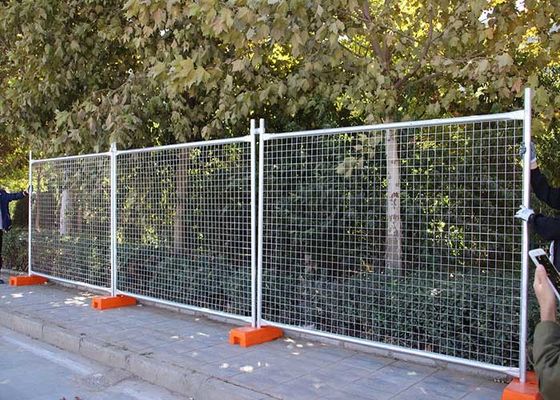 2.1M * 2.4m Australia Retraktable Temporary Fence Square Hole