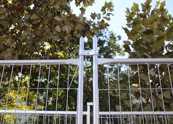2.1*2.4m Konstruksi bergerak Hot Dip Galvanized Situs Australia Panel pagar sementara