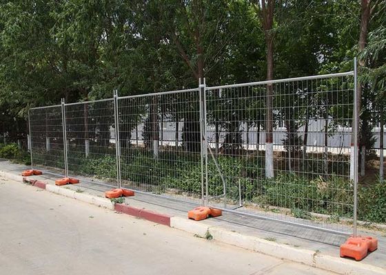 2.1*2.4m Konstruksi bergerak Hot Dip Galvanized Situs Australia Panel pagar sementara