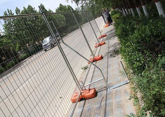2.1*2.4m Konstruksi bergerak Hot Dip Galvanized Situs Australia Panel pagar sementara