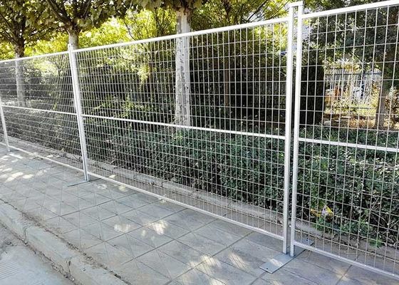 Hot Sale 6x10 Acara Konstruksi Kanada Panel Pagar Sementara Dengan Warna Oranye