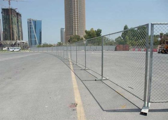 Amerika Portable Chain Link Temporary Fence Untuk Situs Konstruksi Temporary Fencing