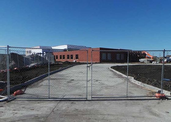 Amerika Portable Chain Link Temporary Fence Untuk Situs Konstruksi Temporary Fencing