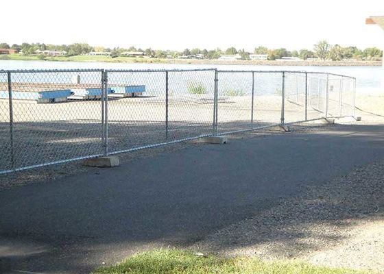 Amerika Portable Chain Link Temporary Fence Untuk Situs Konstruksi Temporary Fencing