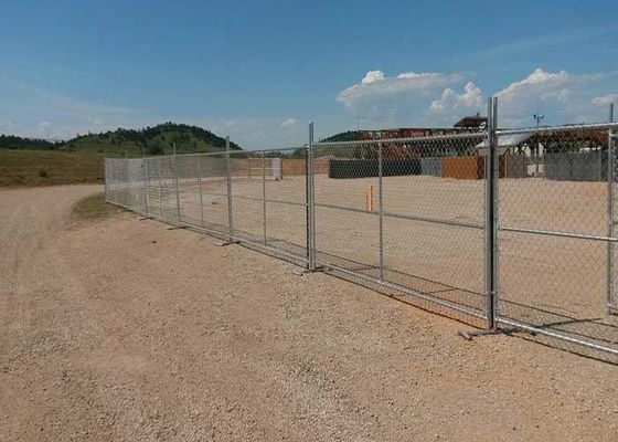 Amerika Portable Chain Link Temporary Fence Untuk Situs Konstruksi Temporary Fencing