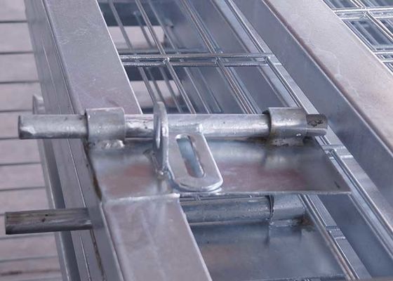 Dekorasi Taman Low 3D Steel Wire Galvanized Coated Fence di Sliver