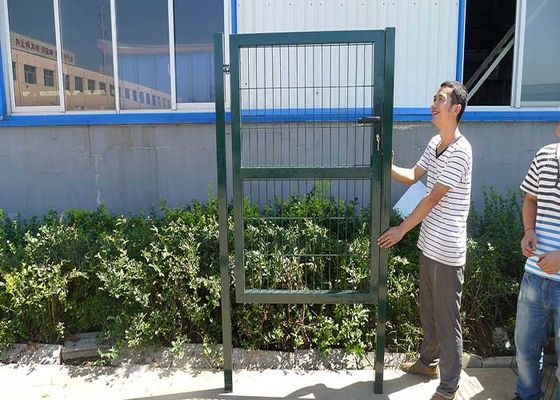 Dekorasi Taman Low 3D Steel Wire Galvanized Coated Fence di Sliver