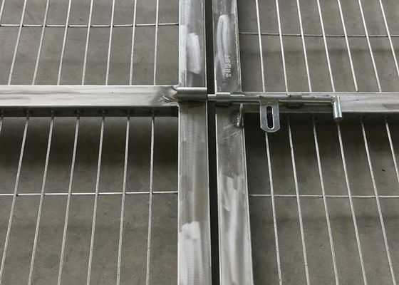 Instalasi Mudah PVC Coated 2 * 4m Metal Garden Fence Gate