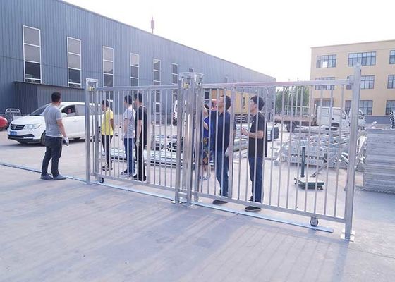 Gerbang Taman Keamanan Logam Dilapisi PVC 60 * 60mm
