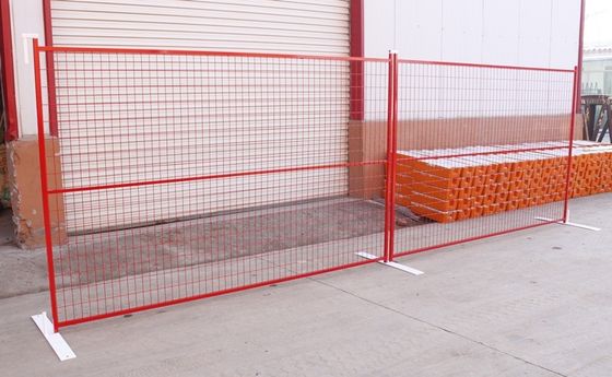 Situs Konstruksi Standar Amerika Temporary Fence Plate Las