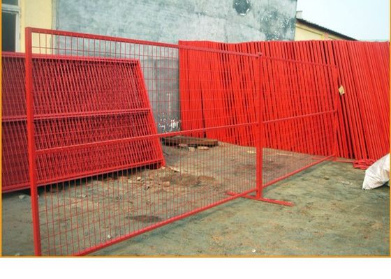 American Market Standard 6 X 12 Ft Galvanized Temporary Chain Link Fence Panel Untuk Situs Konstruksi