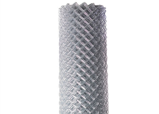 Zinc Coating 8Ft Diamond Chain Link Fence Untuk Konstruksi