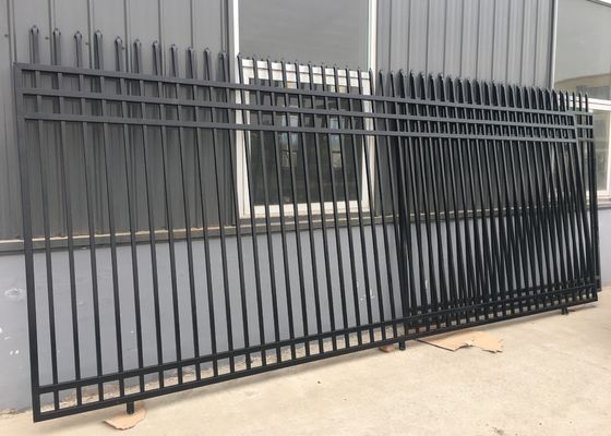 Pagar Baja Tubular Besi Tempa ISO9001 L2400mm