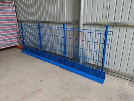 Blue Q195 Steel Edge Safety Fence Powder Coated