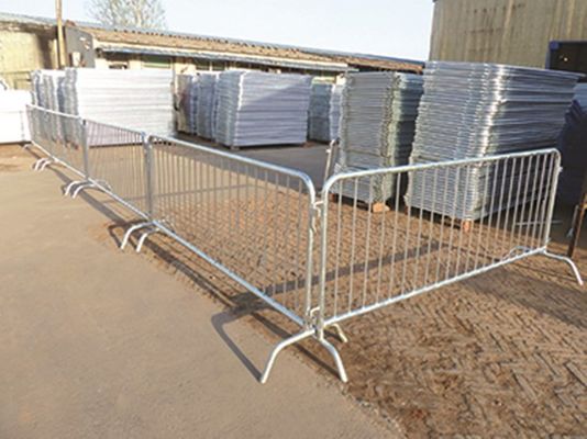 Steel Concert Crash Crowd Control Barricades Tinggi 36 "