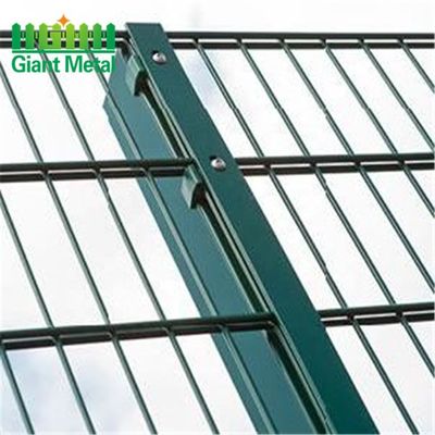 3.0mm 6ft Tinggi Double Wire Mesh Anggar 55x200mm Welded Farm Security