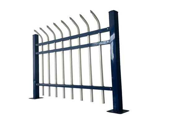 Taman Hitam Logam Logam Pagar Trellis Logam Logam Aluminium Tubular
