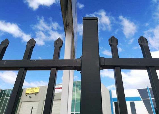 Dekorasi pagar halaman bubuk dilapisi selesai Tidak menggali Mudah untuk memasang Low Maintenance