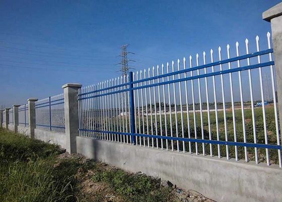Dekorasi pagar halaman bubuk dilapisi selesai Tidak menggali Mudah untuk memasang Low Maintenance