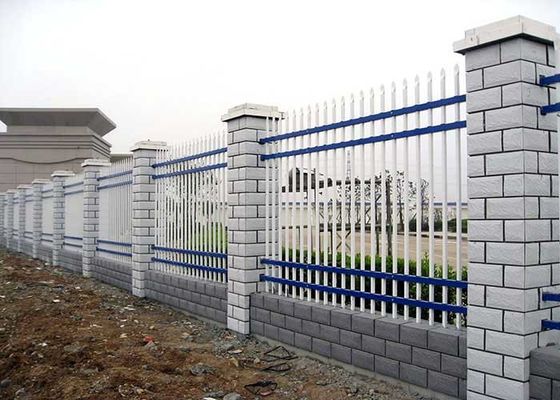 Dekorasi pagar halaman bubuk dilapisi selesai Tidak menggali Mudah untuk memasang Low Maintenance