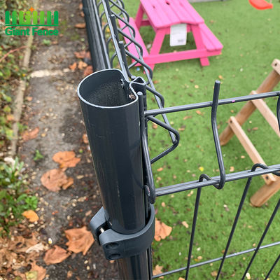 Harga Pabrik Metalx Murah Hijau/ Hitam PVC Lapisan Taman Luar Ruangan 3D Curvy Welded Bending Perimeter Security Wire/V Mesh