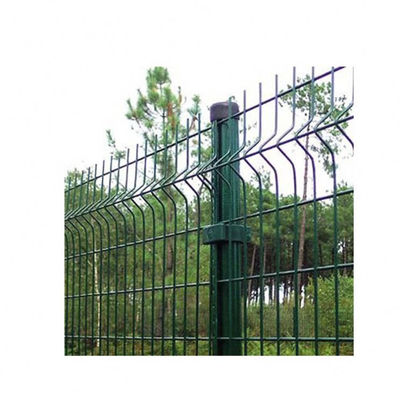 Harga Pabrik Metalx Murah Hijau/ Hitam PVC Lapisan Taman Luar Ruangan 3D Curvy Welded Bending Perimeter Security Wire/V Mesh