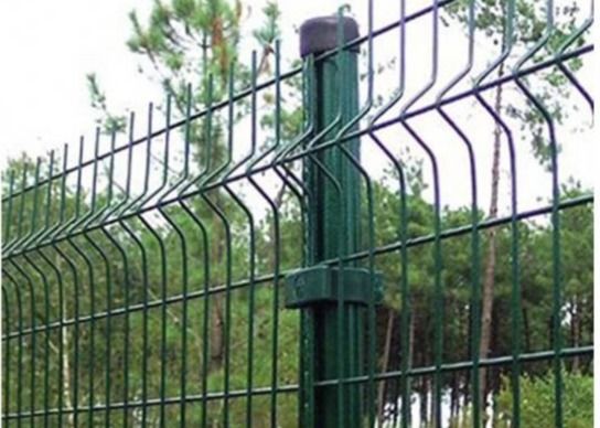 Harga Pabrik Metalx Murah Hijau/ Hitam PVC Lapisan Taman Luar Ruangan 3D Curvy Welded Bending Perimeter Security Wire/V Mesh