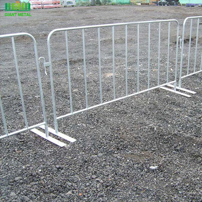 1.0m Tinggi Crowd Control Barrier Anggar Hot Dipped Galvanized Removable Australia