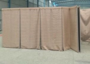 Seng Aluminium Dilapisi 75 * 150mm Hesco Barrier Blast Wall