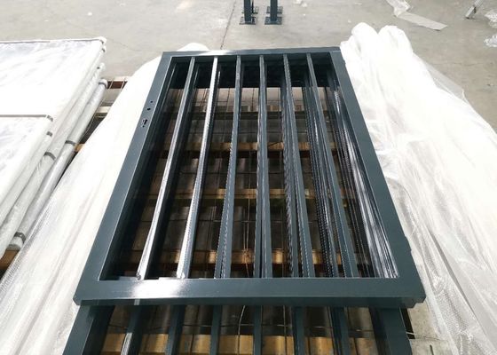 Gerbang Pagar Taman Logam W1.8m Dark Green Powder Coated