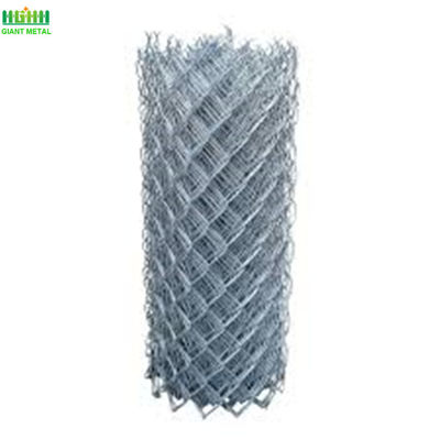 Galvanis 6ft Tinggi Diamond Chain Link Anggar Anti Korosi Sementara