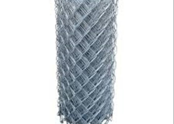 Sampel Gratis 40x40mm Diamond Chain Link Pagar Baja Dan Dilapisi Pvc