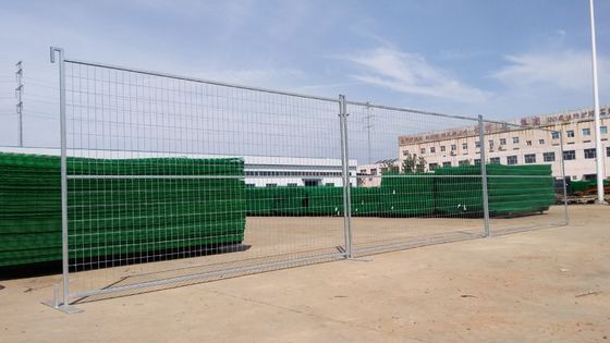 American Market Standard 6 X 12 Ft Galvanized Temporary Chain Link Fence Panel Untuk Situs Konstruksi
