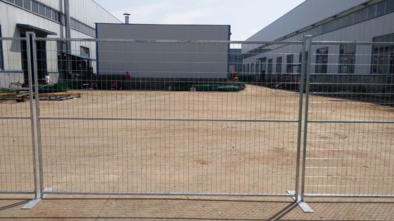 American Market Standard 6 X 12 Ft Galvanized Temporary Chain Link Fence Panel Untuk Situs Konstruksi