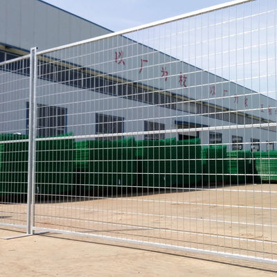 American Market Standard 6 X 12 Ft Galvanized Temporary Chain Link Fence Panel Untuk Situs Konstruksi