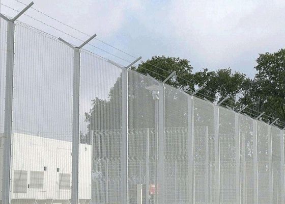 Anti Pencurian Anti Mendaki Mesh Pagar Hot Dip Galvanized Welded Wire Untuk Taman Taman Sekolah