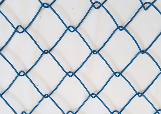 Sampel Gratis 40x40mm Diamond Chain Link Pagar Baja Dan Dilapisi Pvc