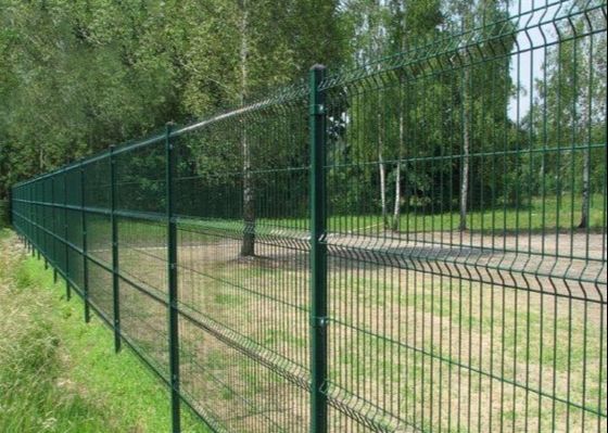 Triangle Bend 3d Curved Welded Wire Fence Panel