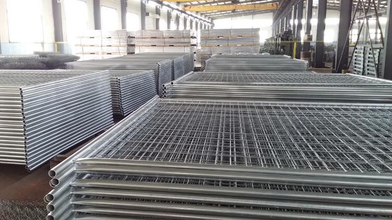 Situs Konstruksi Standar Amerika Temporary Fence Plate Las
