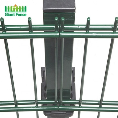 Mudah Dirakit Tinggi 6ft Double Wire Fencing Pvc Coated Security