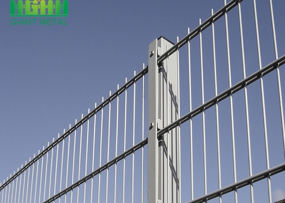 Powder Coated Peach Post Double Wire Anggar Tinggi 1500mm