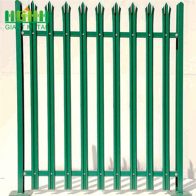 Bagian D Bagian W Pagar Palisade Galvanis Dilapisi Tinggi 1200mm
